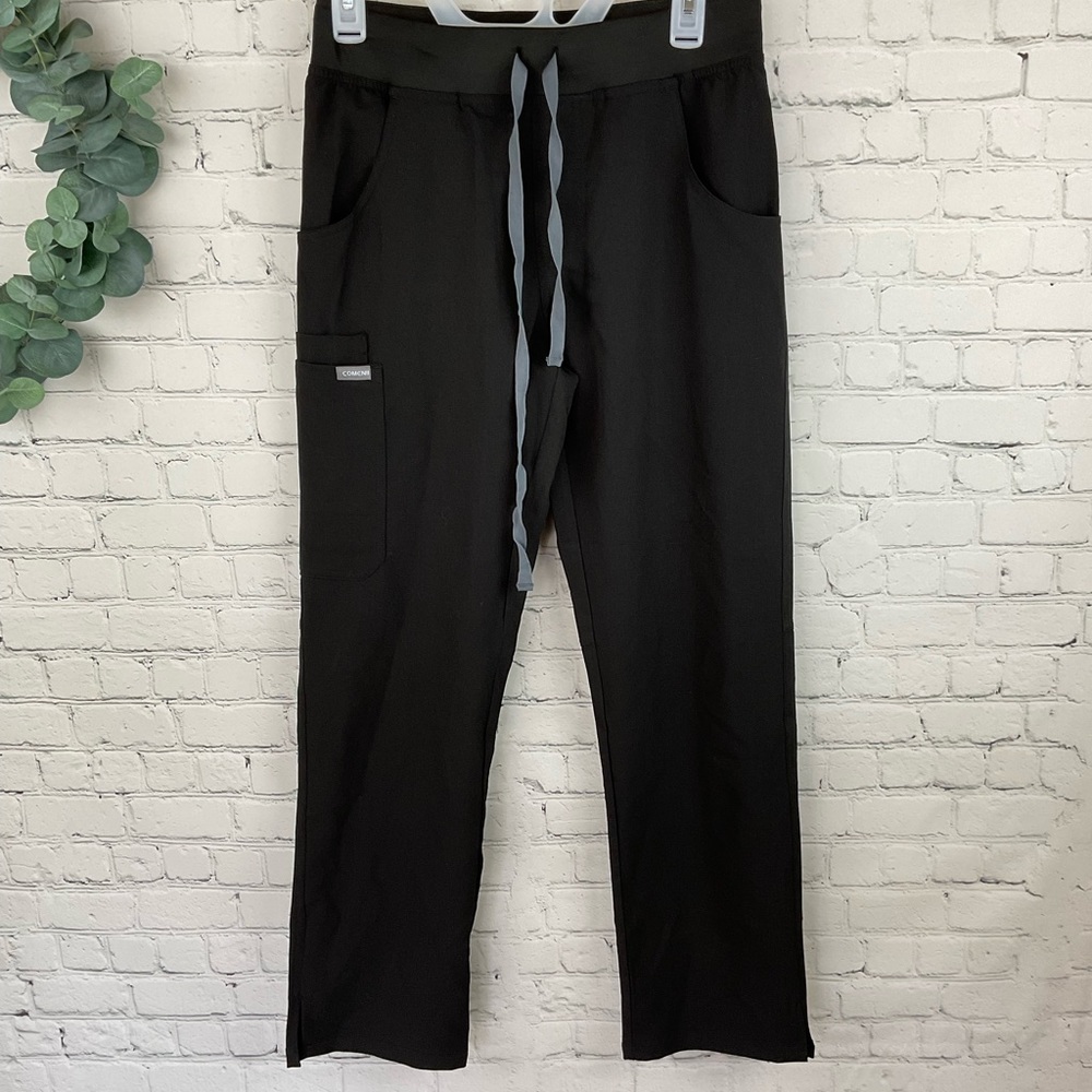 COMENII Scrub Pants Mid Rise Straight Leg Cargo Scrubs Pants Size XS
